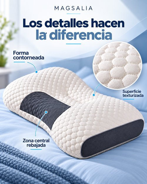 Almohada 3d De Algodon Full Calidad